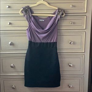 Evening mini cocktail dress